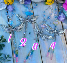 Dragonfly Crystal Car Charm