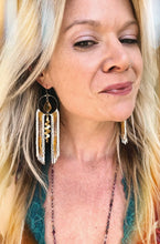 Sun Goddess Fringe Earrings