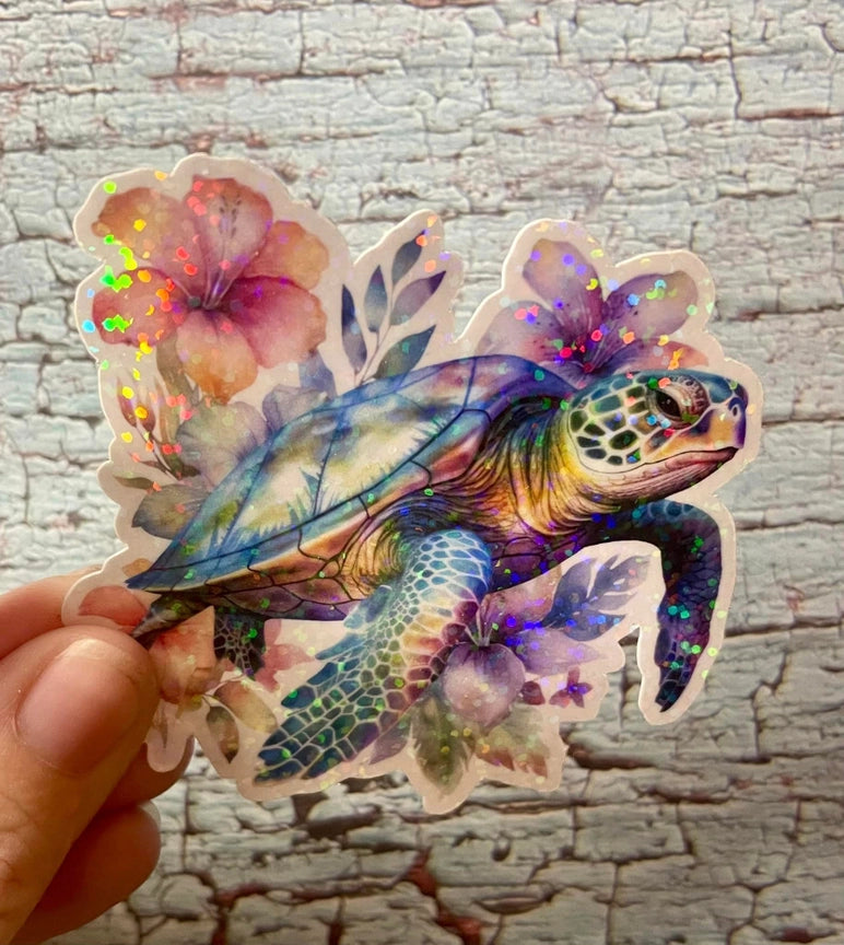 Watercolor Sea Turtles Vinyl