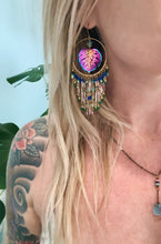Flamingo Beach Paradise Chandelier Earrings
