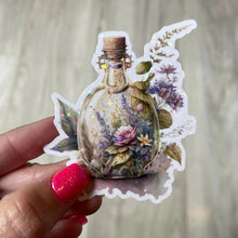 Magic Potion Bottle Holographic Die Cut Vinyl Sticker