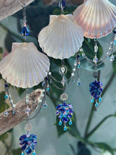 Boho Beach Shell Suncatcher - Blue Tropical Vibes