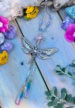 Dragonfly Crystal Car Charm