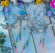 Dragonfly Crystal Car Charm