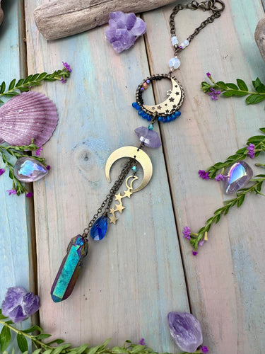 Moon & Stars Car Charm