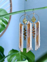 Sun Goddess Fringe Earrings