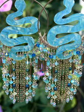 Medusa Beaded Hoop Earrings