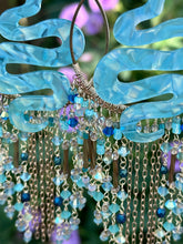 Medusa Beaded Hoop Earrings