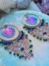 Flamingo Beach Paradise Chandelier Earrings