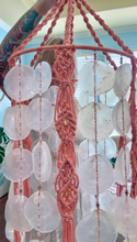Capiz Shell Beaded Macrame Mobile - Indoor Shell Chime