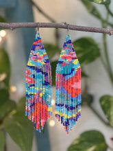 Psychedelic Fringe Earrings