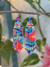 Psychedelic Fringe Earrings