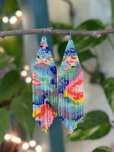Psychedelic Fringe Earrings