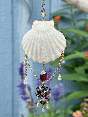 Boho Beach Shell Suncatcher