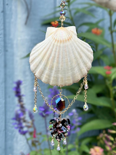 Boho Beach Shell Suncatcher