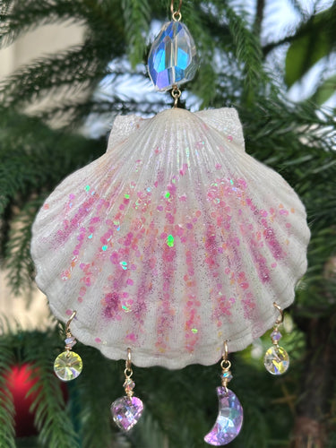 Iridescent Shell Ornament