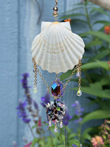 Boho Beach Shell Suncatcher