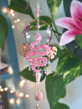 Medusa - Pink Snake Car Charm