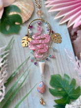 Medusa - Pink Snake Car Charm