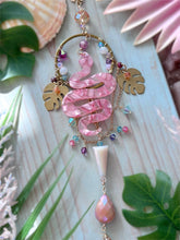 Medusa - Pink Snake Car Charm