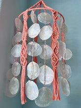 Capiz Shell Beaded Macrame Mobile - Indoor Shell Chime