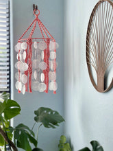 Capiz Shell Beaded Macrame Mobile - Indoor Shell Chime