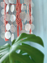 Capiz Shell Beaded Macrame Mobile - Indoor Shell Chime