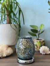 Colorful Crackle Glass Dimming Wax Melt & Oil Warmer