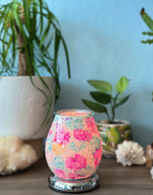 Colorful Crackle Glass Dimming Wax Melt & Oil Warmer