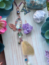 Yellow Sulfur Butterfly Wing Car Charm Sun Catcher