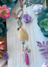 Yellow Sulfur Butterfly Wing Car Charm Sun Catcher