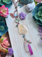Yellow Sulfur Butterfly Wing Car Charm Sun Catcher