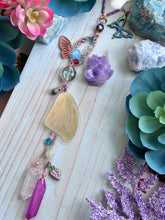 Yellow Sulfur Butterfly Wing Car Charm Sun Catcher