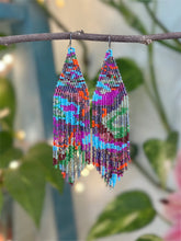 Psychedelic Fringe Earrings