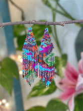 Psychedelic Fringe Earrings