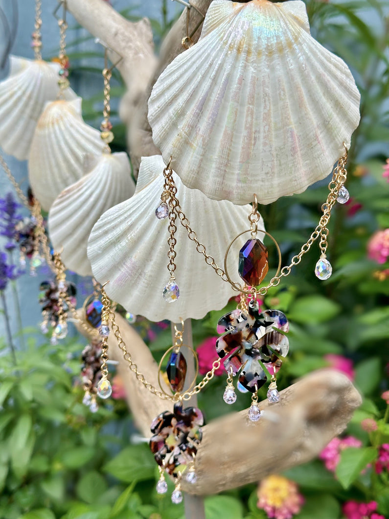 Boho Beach Shell Suncatcher