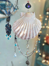 Boho Beach Shell Suncatcher - Blue Tropical Vibes