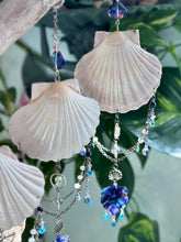 Boho Beach Shell Suncatcher - Blue Tropical Vibes