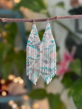 Opal Dreams Psychedelic Fringe Earrings