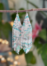 Opal Dreams Psychedelic Fringe Earrings