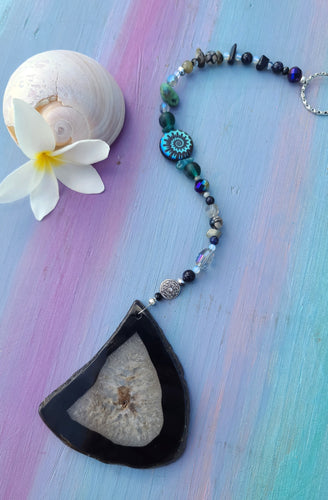 Agate Beaded Wall & Window Hanger