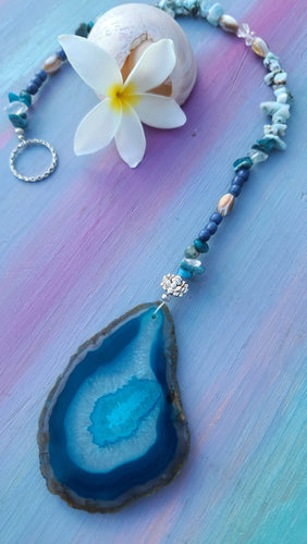 Agate Beaded Wall & Window Hanger