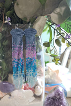 Jellyfish Duster Beaded Fringe Earrings
