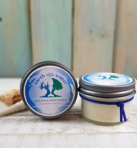 Cotton Candy Kisses - 4oz Soy Candle