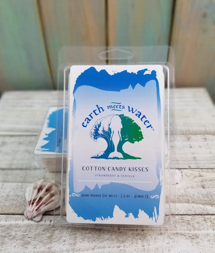 Cotton Candy Kisses - 6pack JUMBO Soy Wax Melts