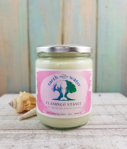 Flamingo Stance - 16oz Soy Candle