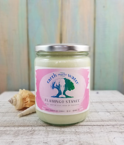 Flamingo Stance - 16oz Soy Candle