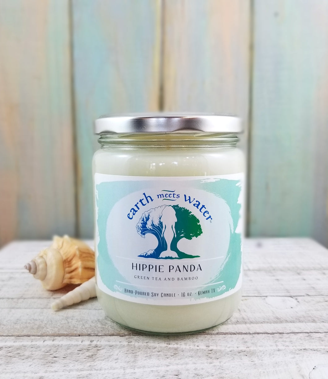 Hippie Panda - 16oz Soy Candle