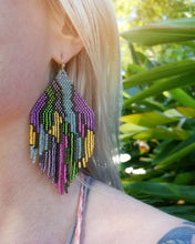 Jungle Nights Beaded Fringe Earrings