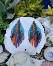 Jungle Nights Beaded Fringle Earrings